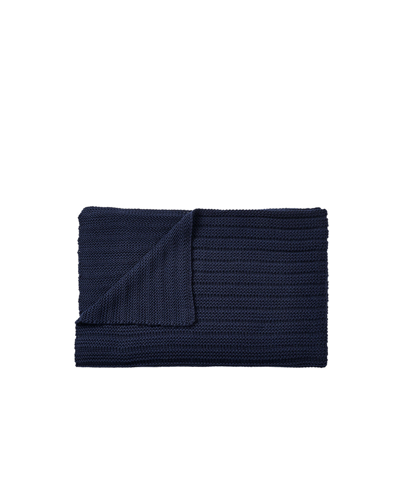 Ample - Blue throw blanket