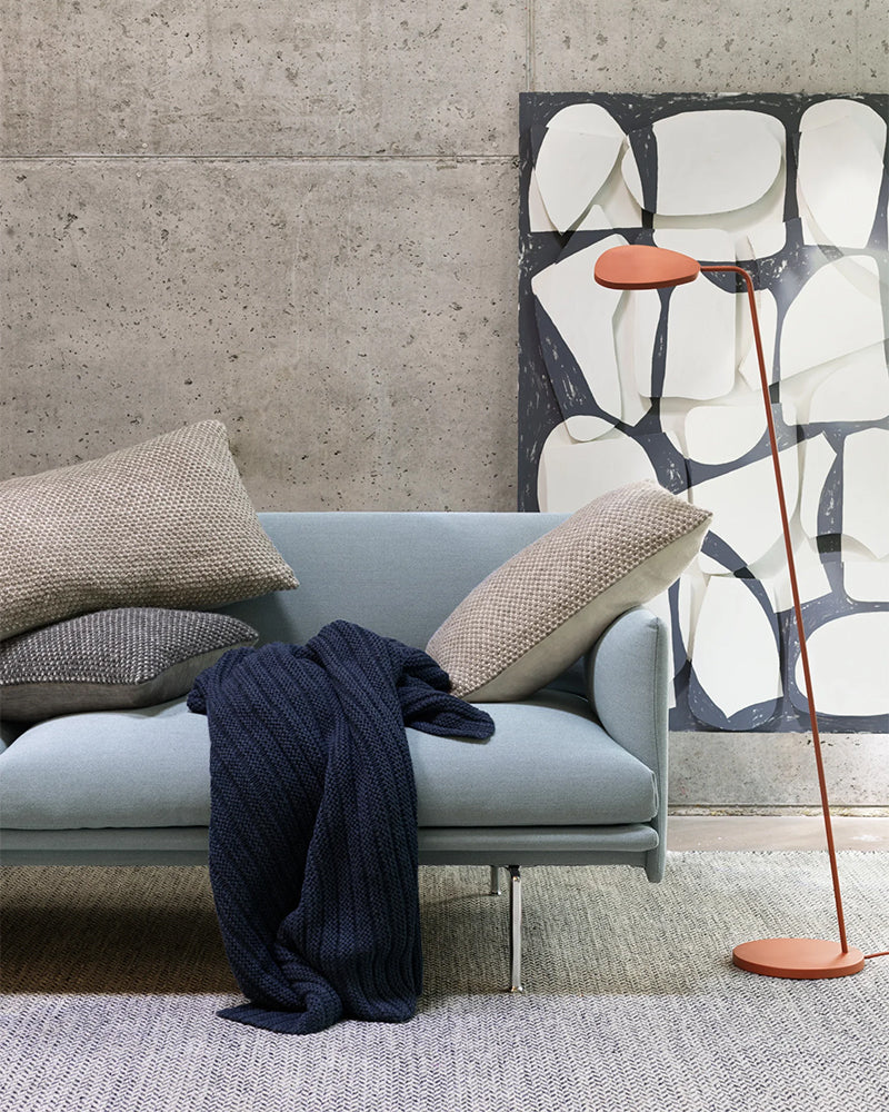 Ample - Blue throw blanket