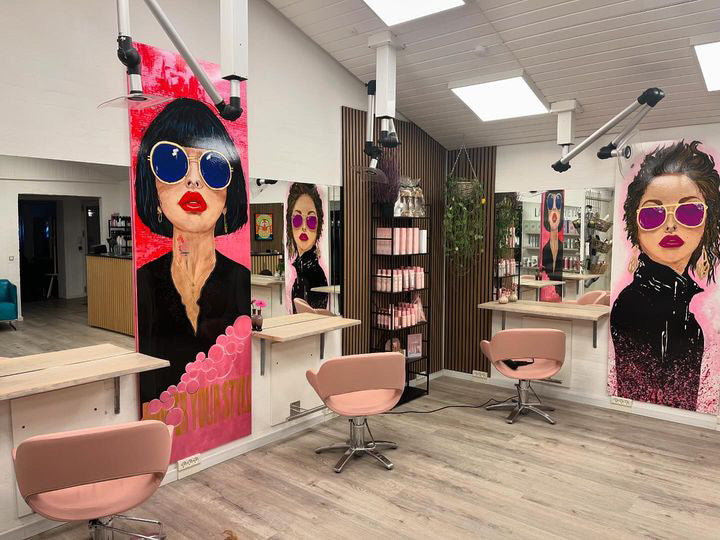 Hairdresser Takes a Bold Color Choice  