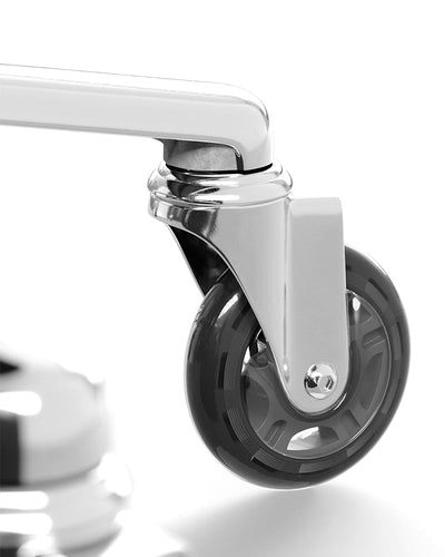 Salon stool wheels