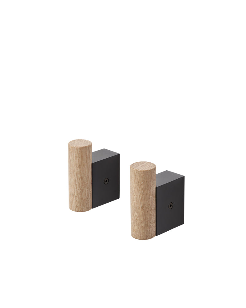 Attach - black clothes peg - 2 pcs.