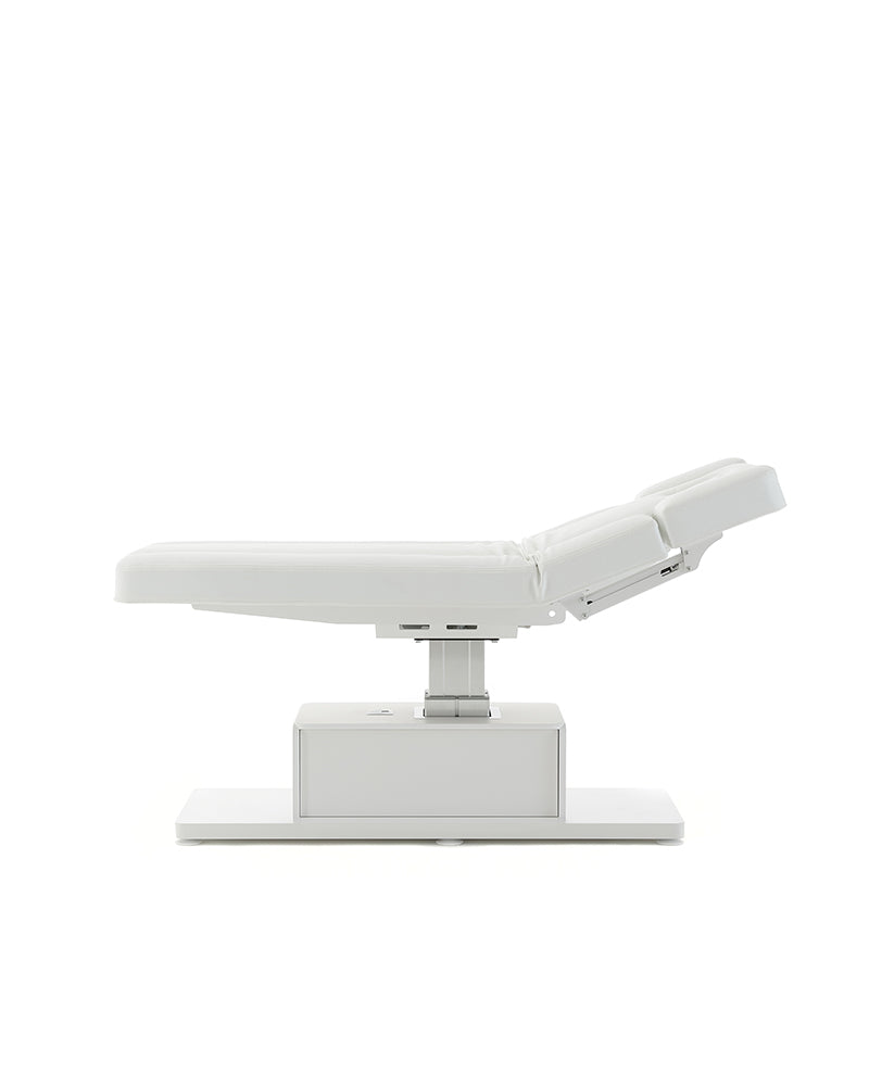 The Ben - White massage table - with motor - with adjustable armrests
