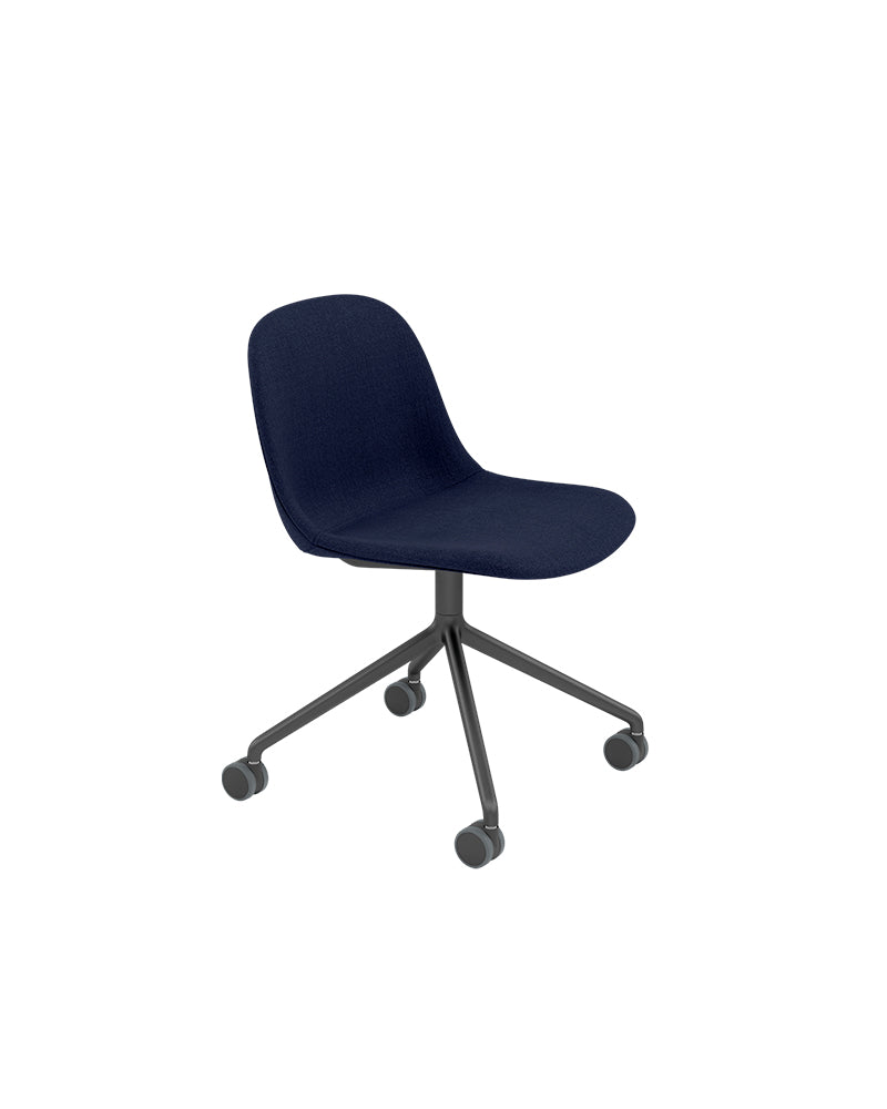 Fiber - Dark blue office chair