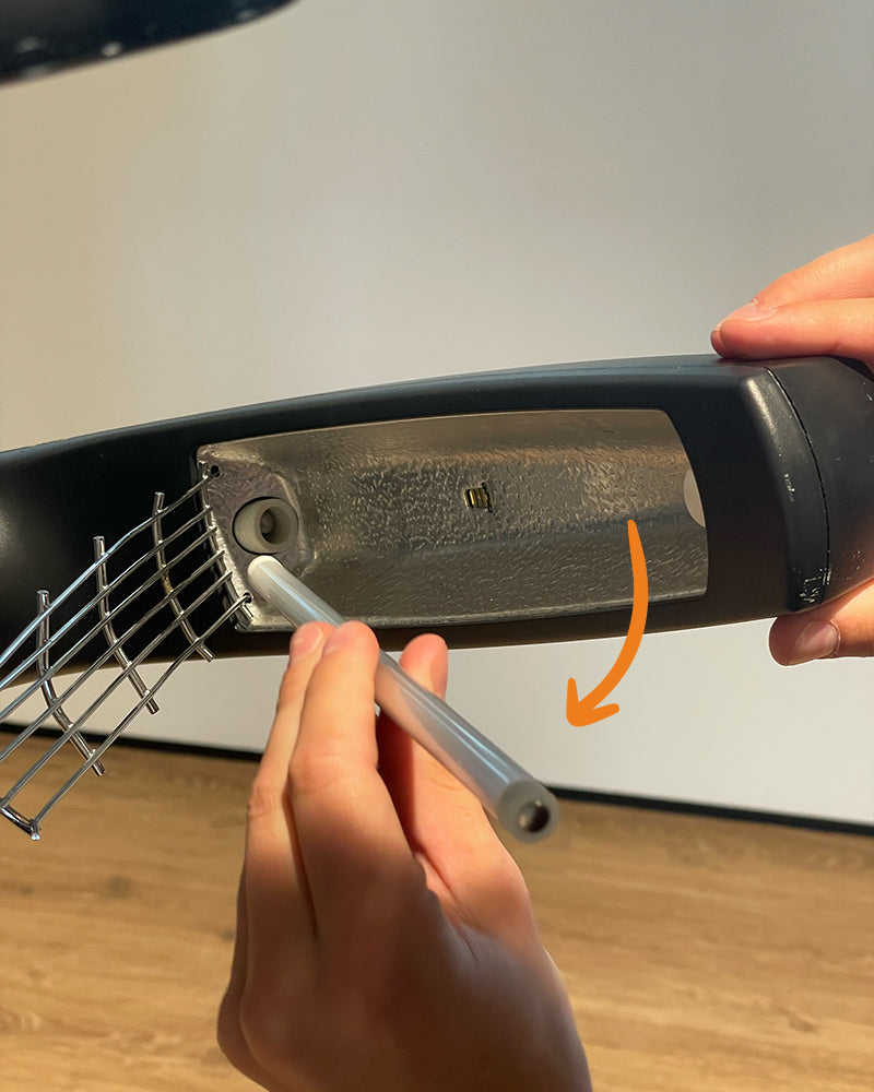 Infrared tube for hairmaster