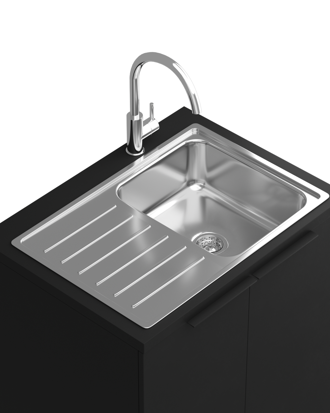 Colorbar sink - Black sink - Chrome sink