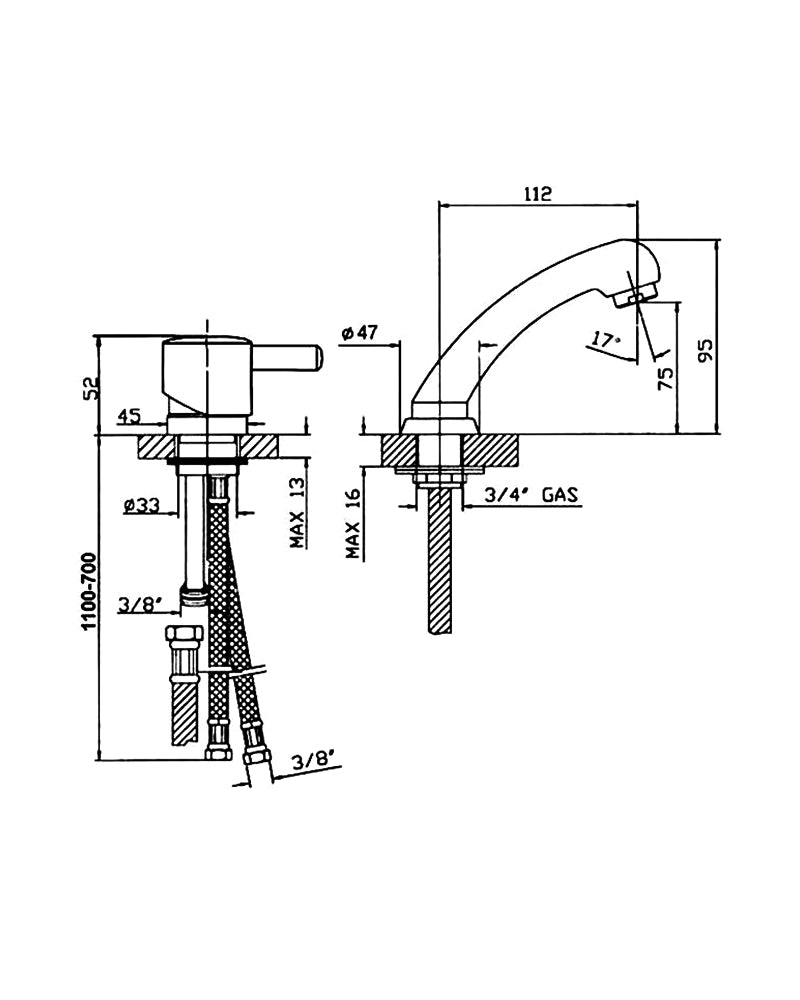 Chroom mengkraan - complete set