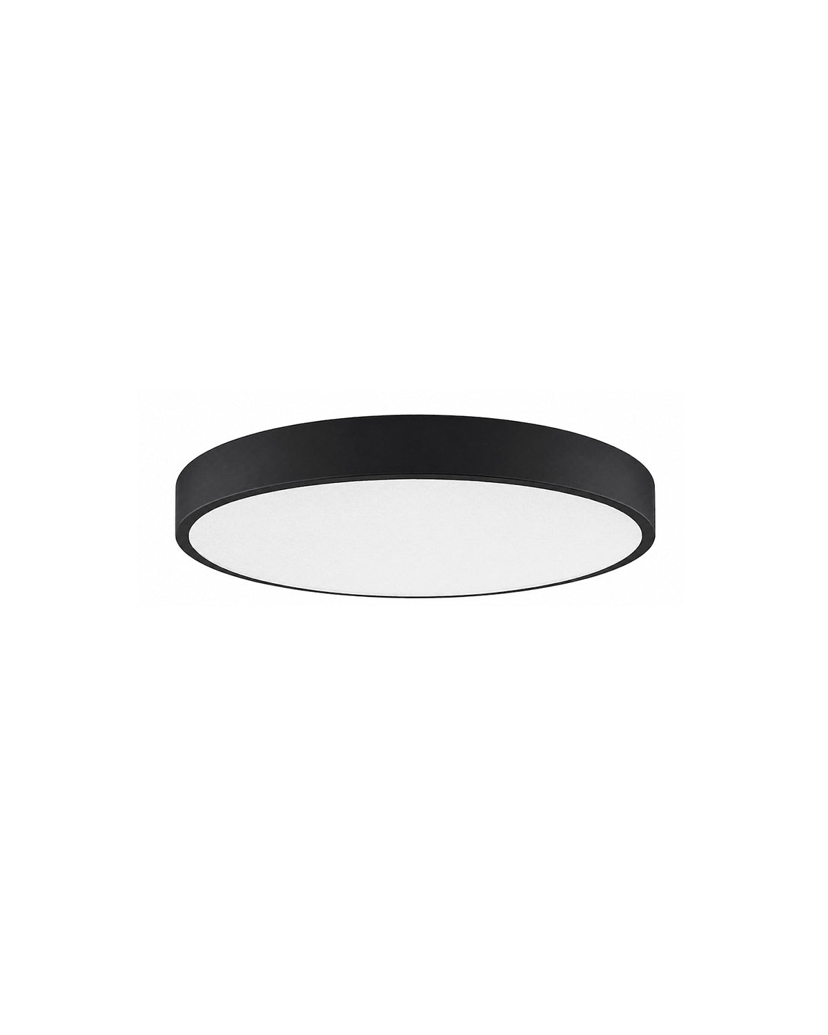 Sunlight - Zwarte ronde kapsalonverlichting ø60