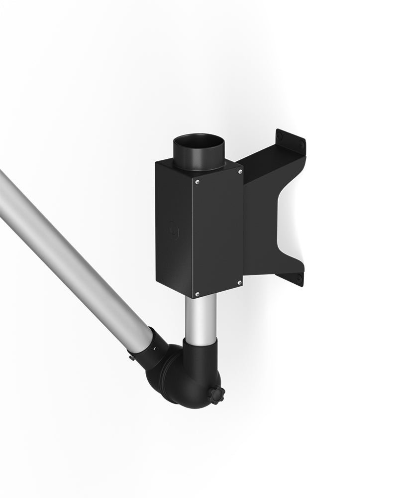 Black extraction arm - Point extraction for wall