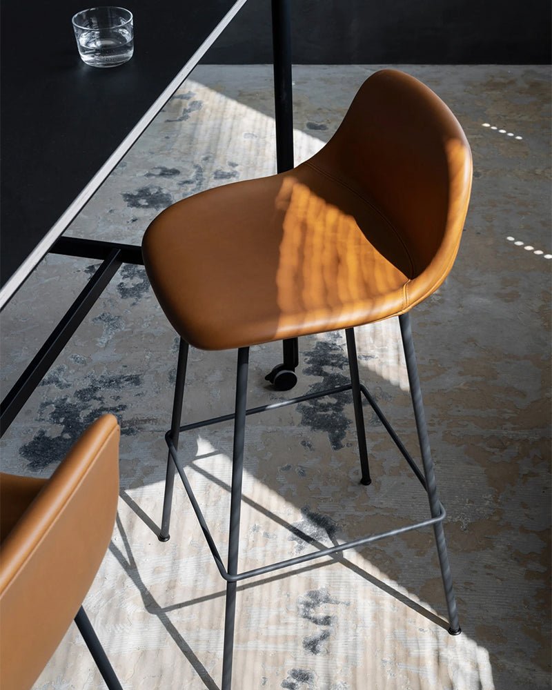 Fiber - Gray bar stool